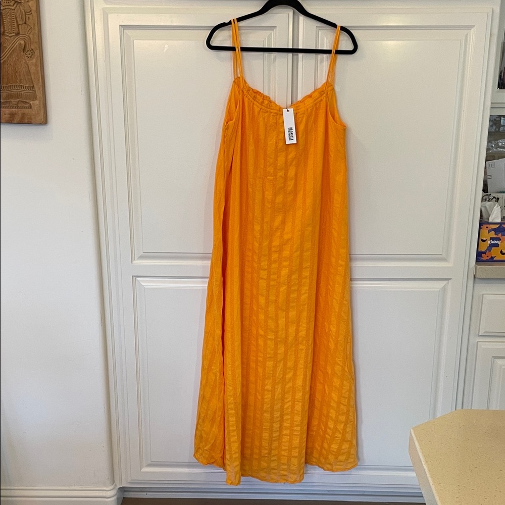 H&M Vibrant Orange Maxi Dress